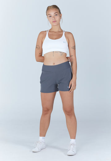 Mädchen & Damen Advantage Tennis Shorts mit Ballhalter, grau von SPORTKIND