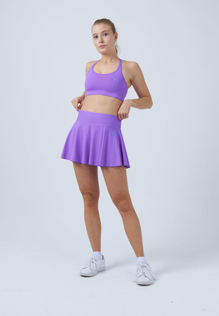 Mädchen & Damen und Gender Advantage Tennisrock / Skort mit Ballhalter, lila von SPORTKIND