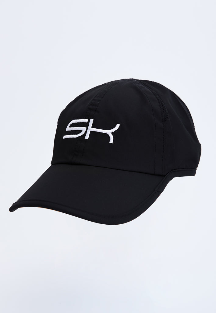 Unisex und Gender Tennis Cap, schwarz von SPORTKIND