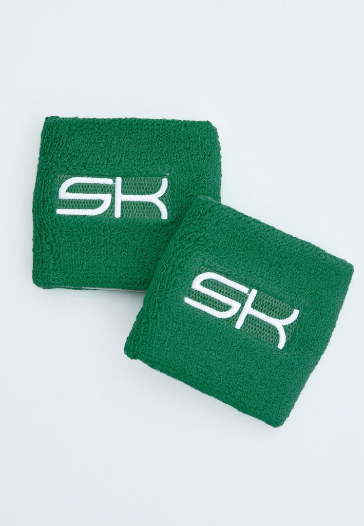 Unisex Tennis Schweissband klein 2er Set, tannengruen von SPORTKIND