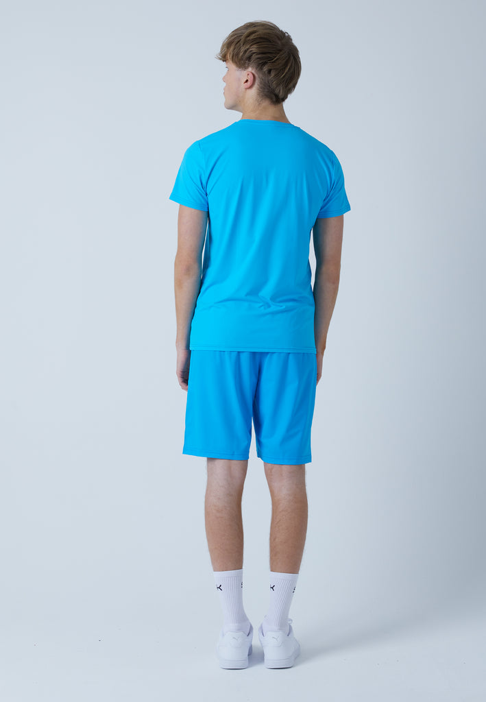 Jungen & Herren und Gender Tennis Shorts lang, türkis (alt) von SPORTKIND