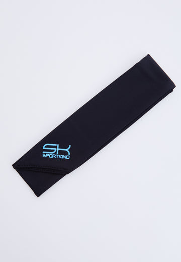 Unisex und Gender Tennis Stirnband / Schweißband, schwarz von SPORTKIND