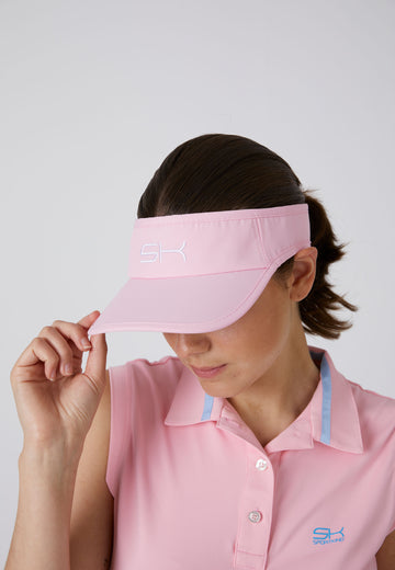 Unisex und Gender Tennis Sun Visor, hellrosa von SPORTKIND