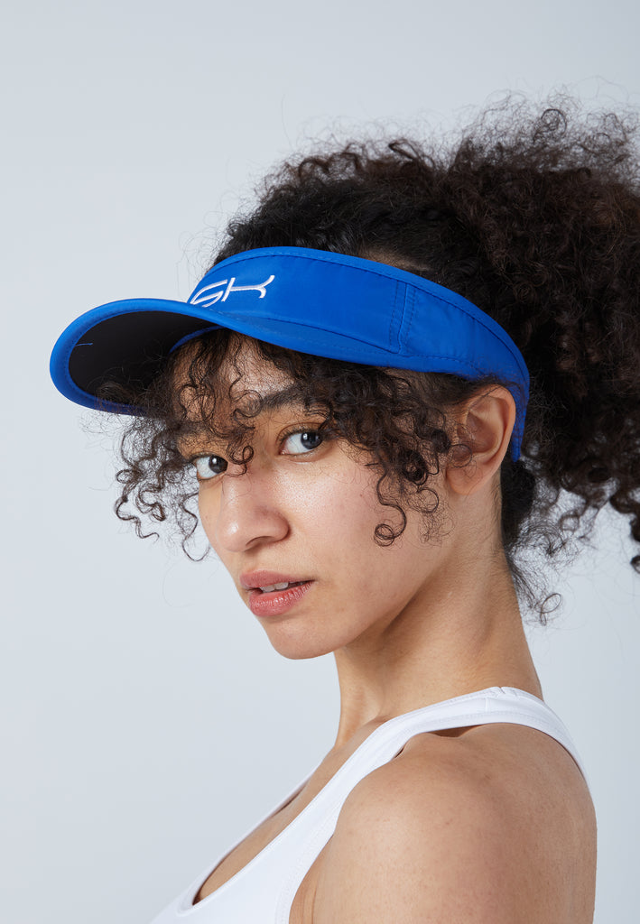 Unisex und Gender Tennis Sun Visor, kobaltblau von SPORTKIND