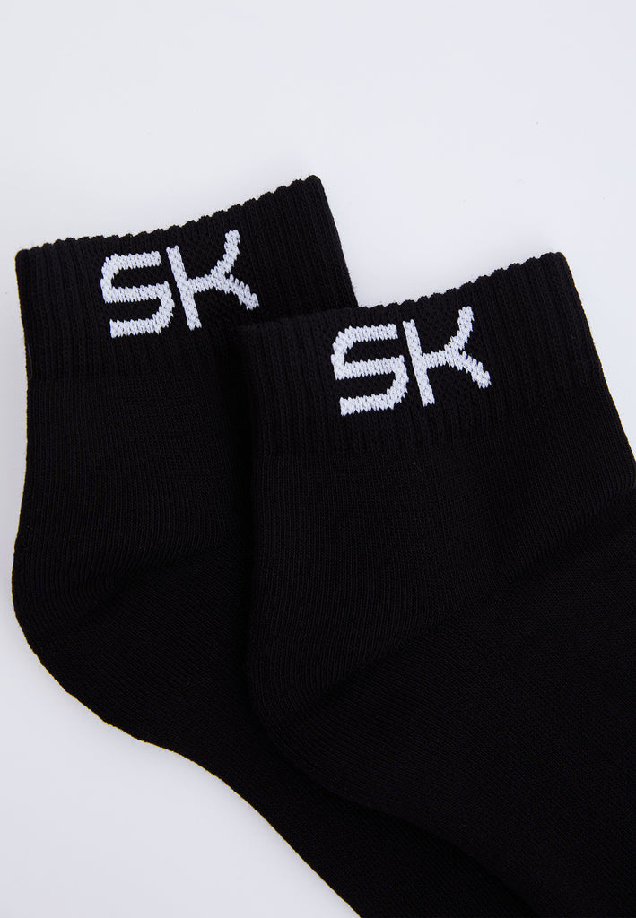 Unisex und Gender Tennissocken, schwarz von SPORTKIND