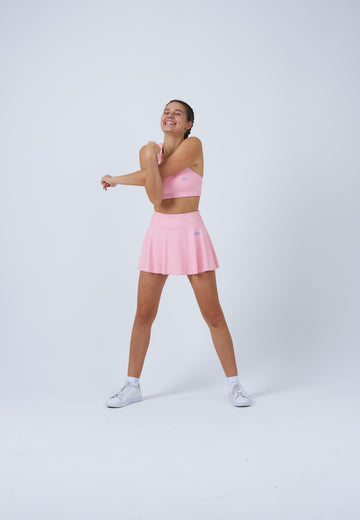 Mädchen & Damen und Gender Advantage Tennisrock / Skort mit Ballhalter, hellrosa von SPORTKIND