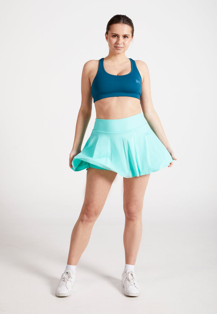 Mädchen & Damen Advantage Tennisrock / Skort mit Ballhalter, mint von SPORTKIND