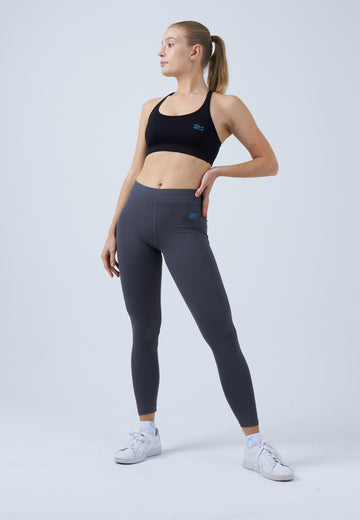 Mädchen & Damen und Gender Sport Leggings lang, grau von SPORTKIND