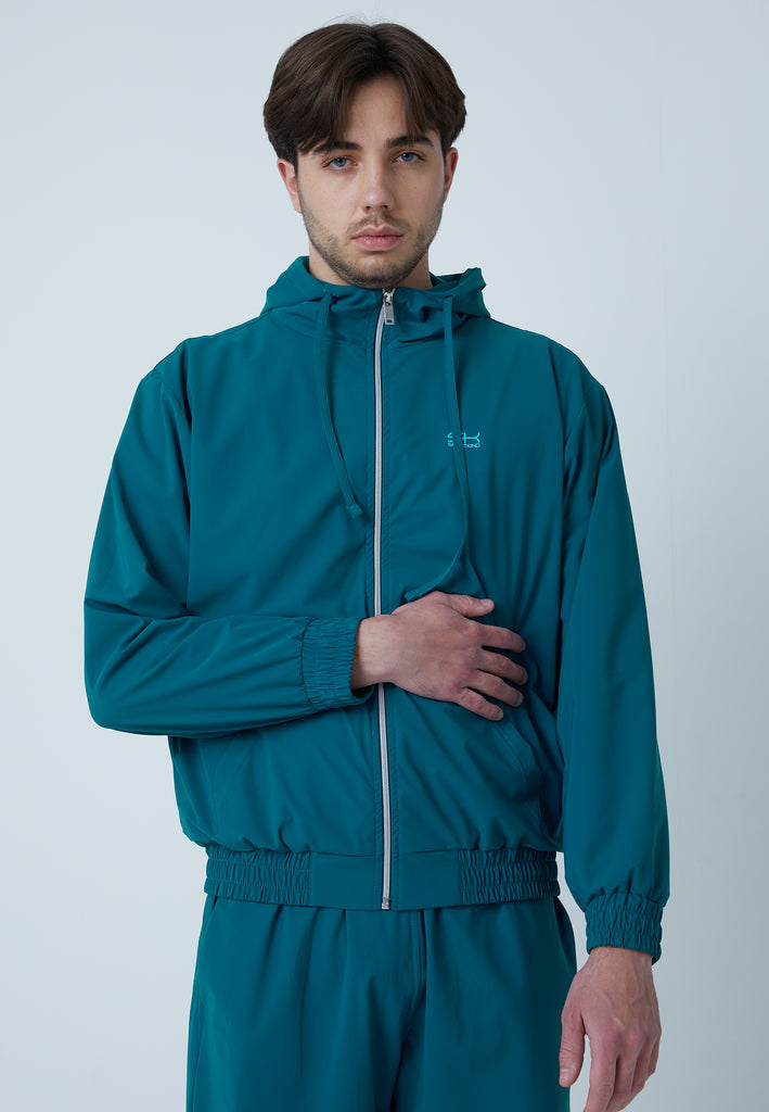 Jungen & Herren und Gender Tennis Cross Trainingsjacke, petrol grün von SPORTKIND
