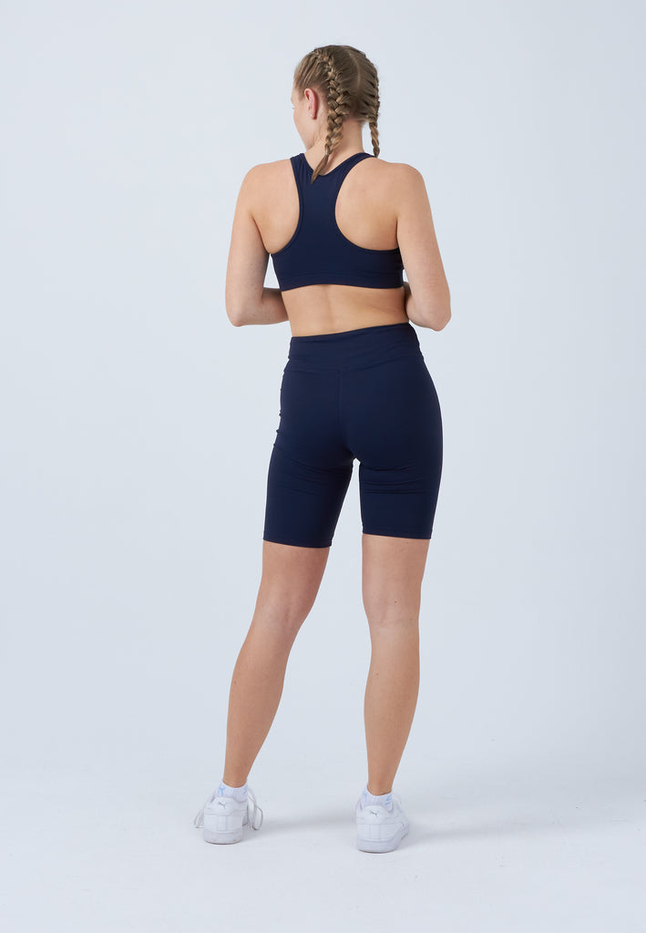 Mädchen & Damen und Gender Tennis Short Tights / Radlerhose, navy blau von SPORTKIND