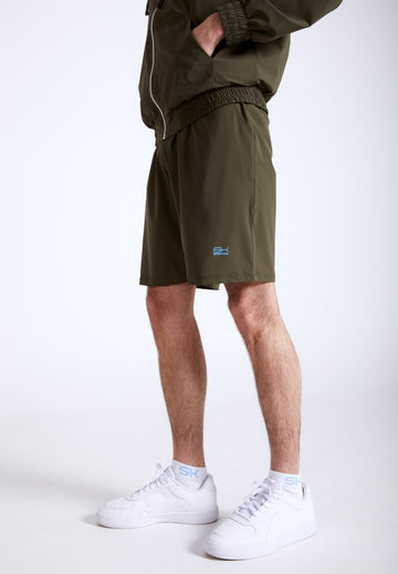 Jungen & Herren Tennis Shorts lang, khaki von SPORTKIND