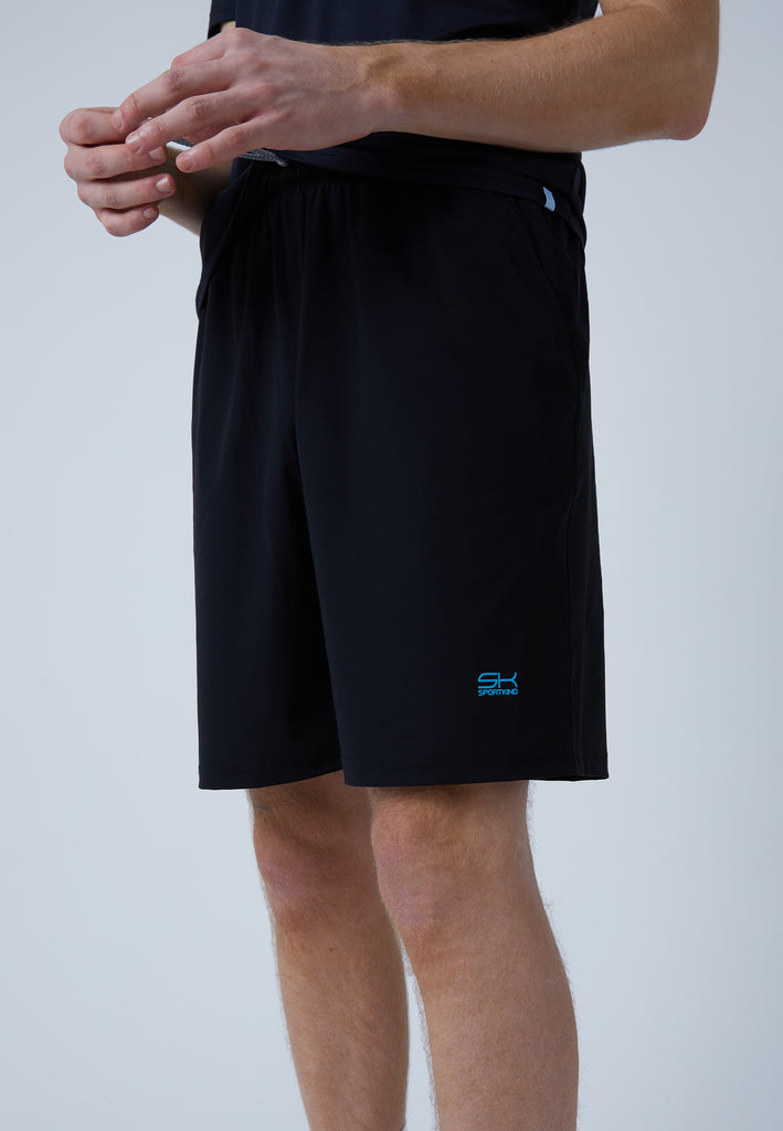 Jungen & Herren und Gender Tennis Shorts lang, schwarz von SPORTKIND