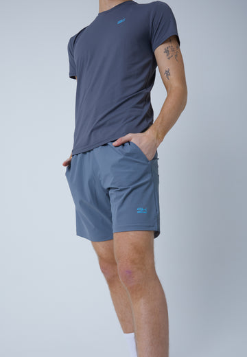 Jungen & Herren und Gender Tennis Shorts regular, grau von SPORTKIND