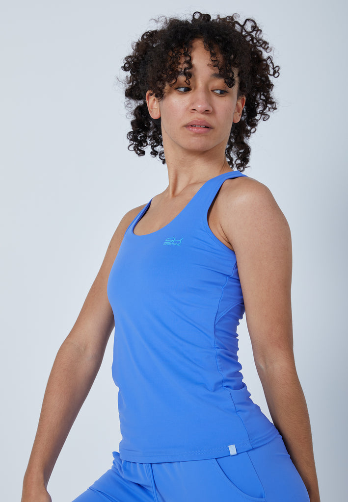 Mädchen & Damen und Gender Tennis Tanktop, kornblumen blau von SPORTKIND