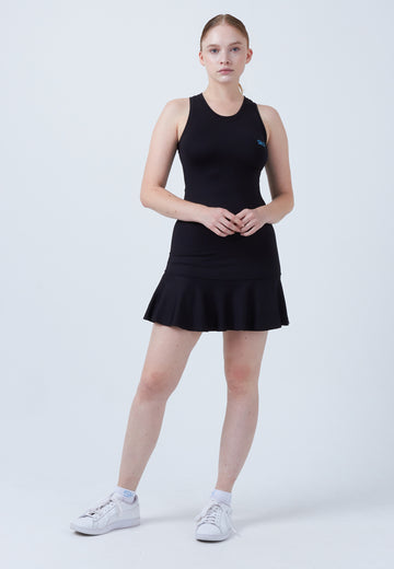 Mädchen & Damen und Gender Tenniskleid Performance, schwarz von SPORTKIND