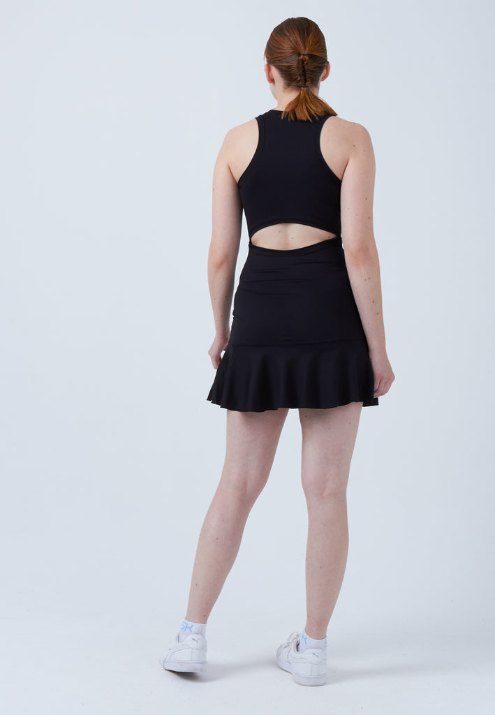 Mädchen & Damen und Gender Tenniskleid Performance, schwarz von SPORTKIND